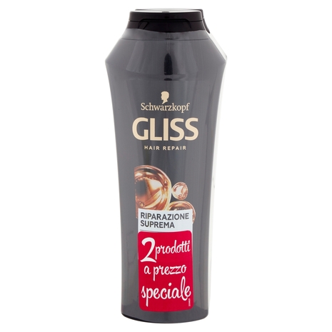Gliss Hair Repair Riparazione Suprema Shampoo Riparatore 2 x 250 ml